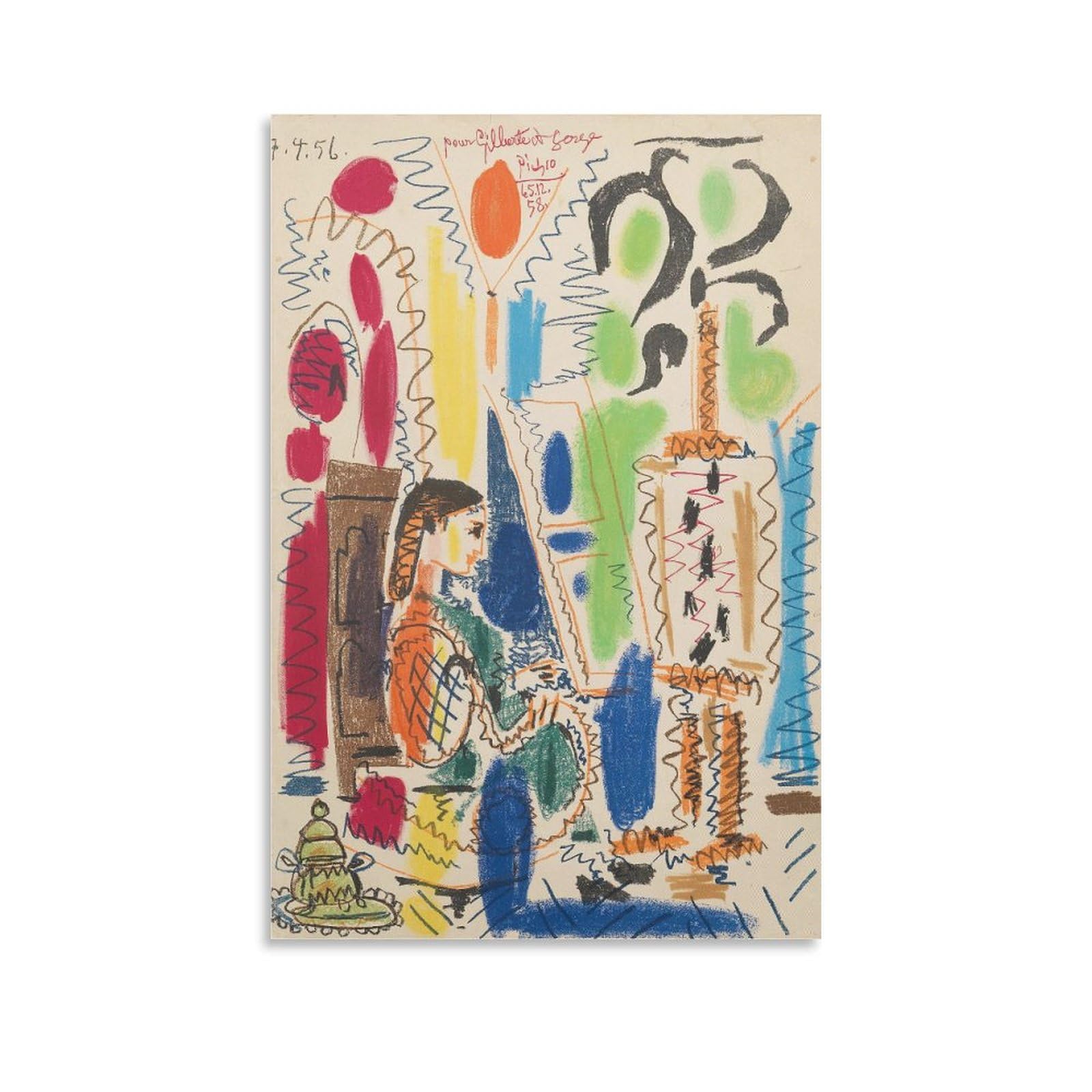 Amazon.co.jp: Pablo Picassoパブロ・ピカソ【アトリエ・ド・カンヌ