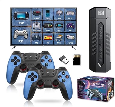 New X2 Video Game Stick Console Or ONLY 2.4G Double Wireless Controller 4K HD Retro Games Gift X2 Ultra128G 30000 Games