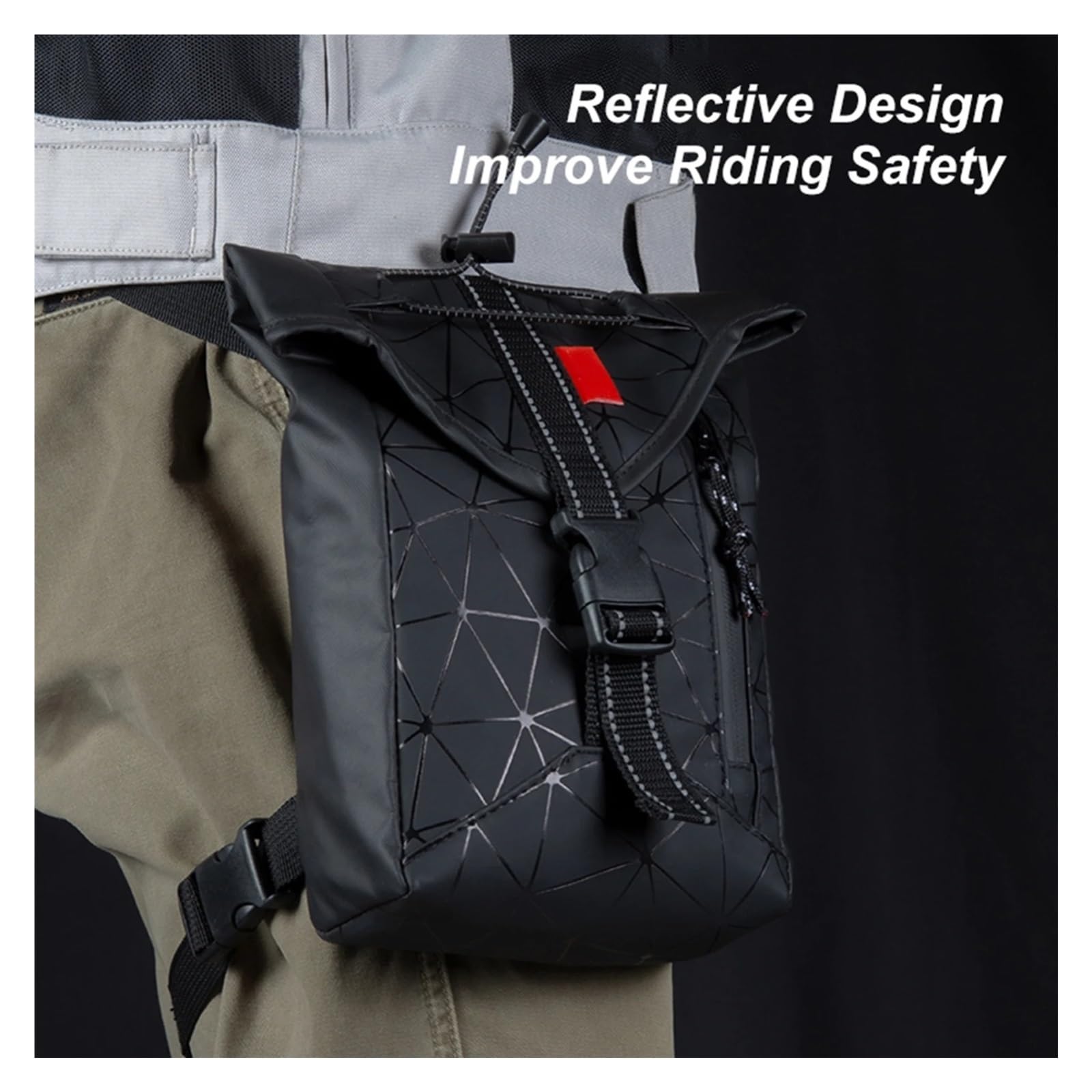 Borsa Moto Borsa Gamba Per Motocicletta Marsupio Impermeabile Multifunzionale Vita All'aperto Viaggi Pesca Escursionismo Ciclismo Selle Moto Bagagli
