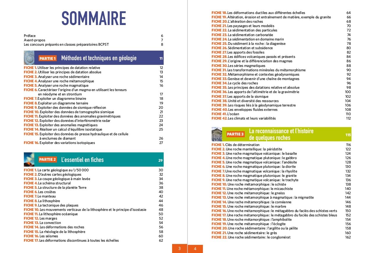 Mémento Géologie BCPST 1re et 2e années – 2e édition actualisée: Notions-clés - Schémas de synthèse - Études de roches et de régions – Lexique - Conforme au programme