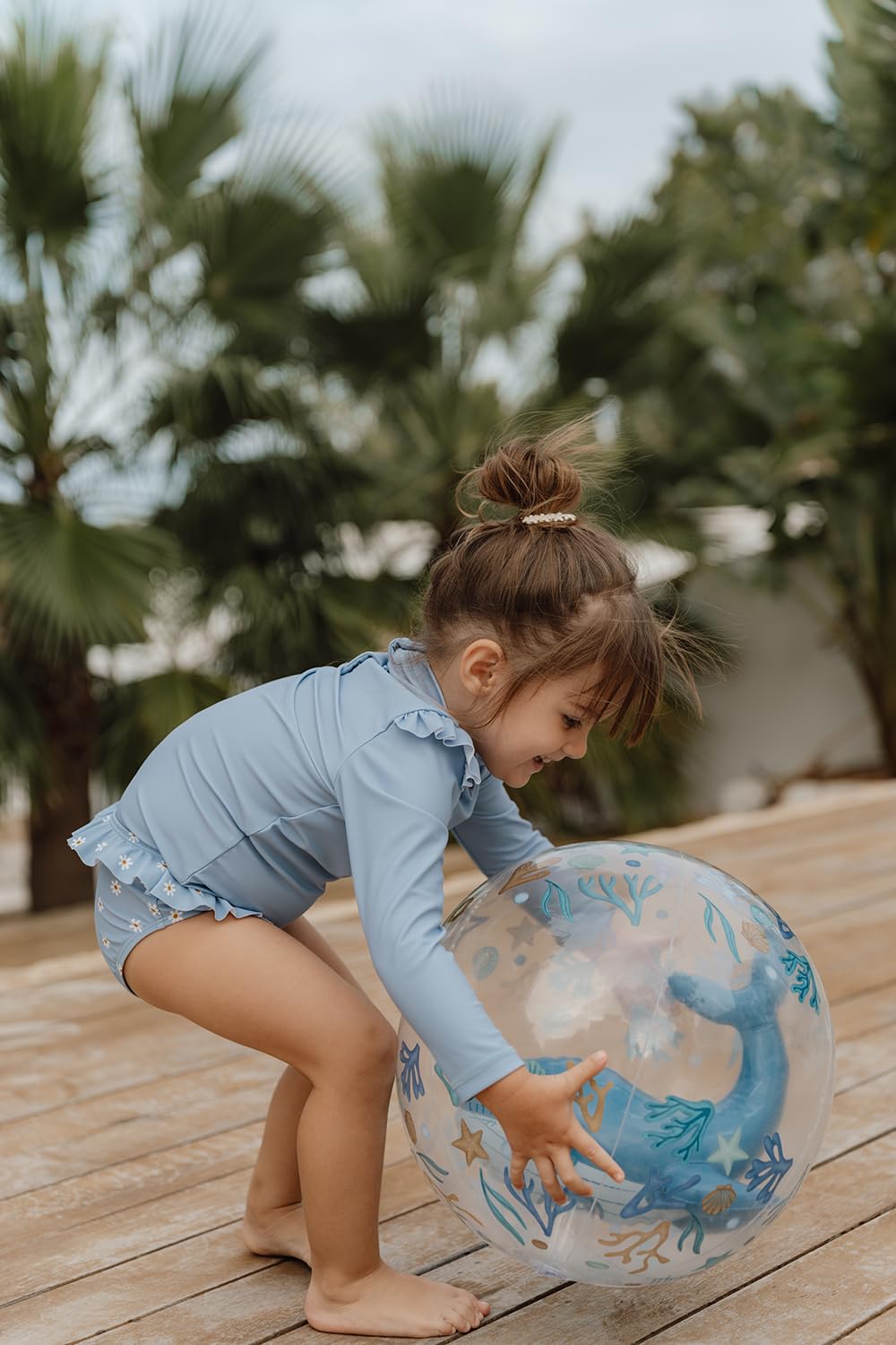 Little Dutch Ocean Dreams 3D Beach Ball Balena 35 cm