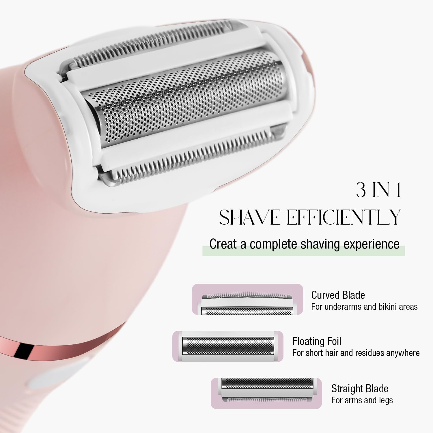 SUPRENT Electric Razors for Women - Wet & Dry Lady Shaver Hair Removal ...
