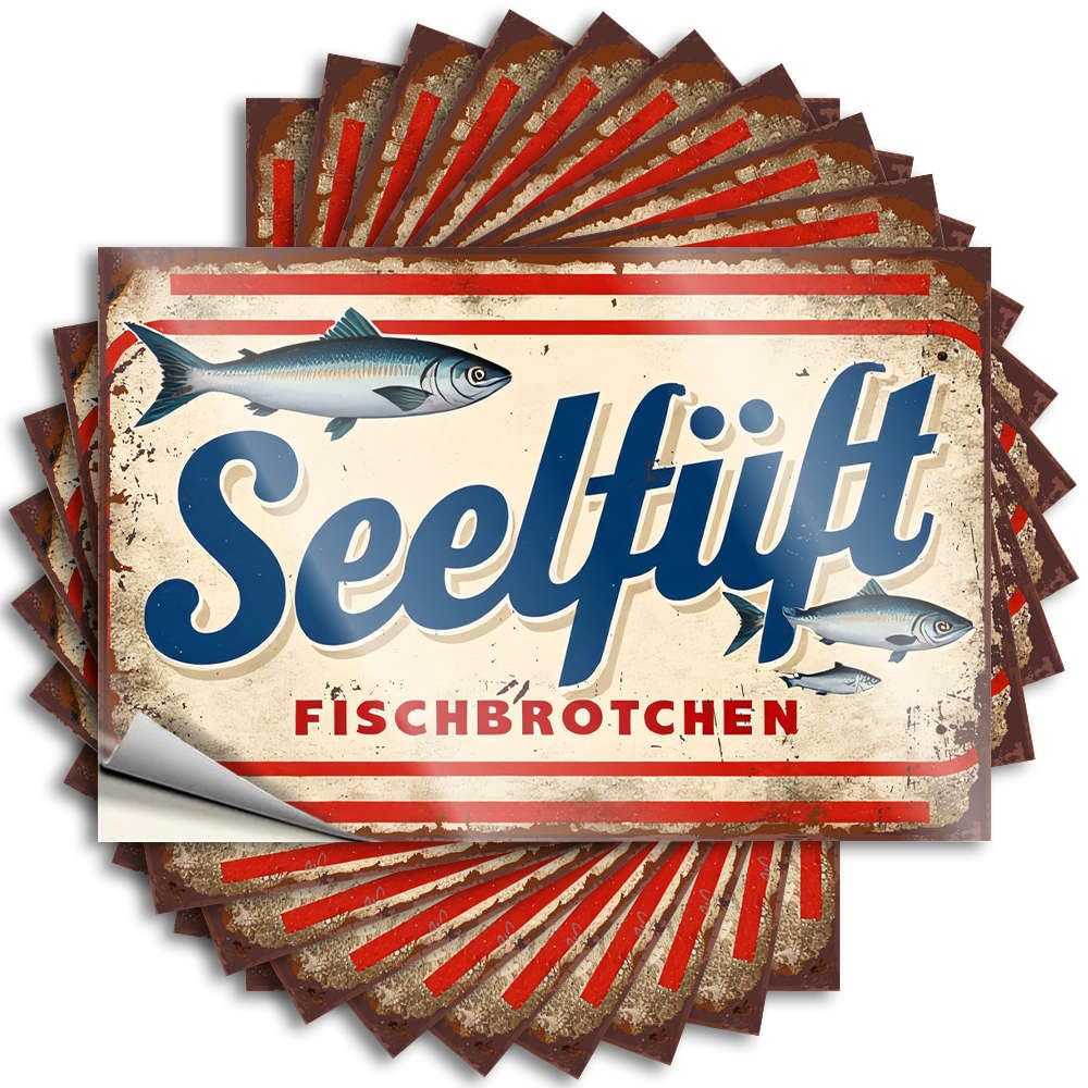 Work Wall Decals | Seefuift Fish Sandwiches Encouragement for Earth Decor(12X18CM)