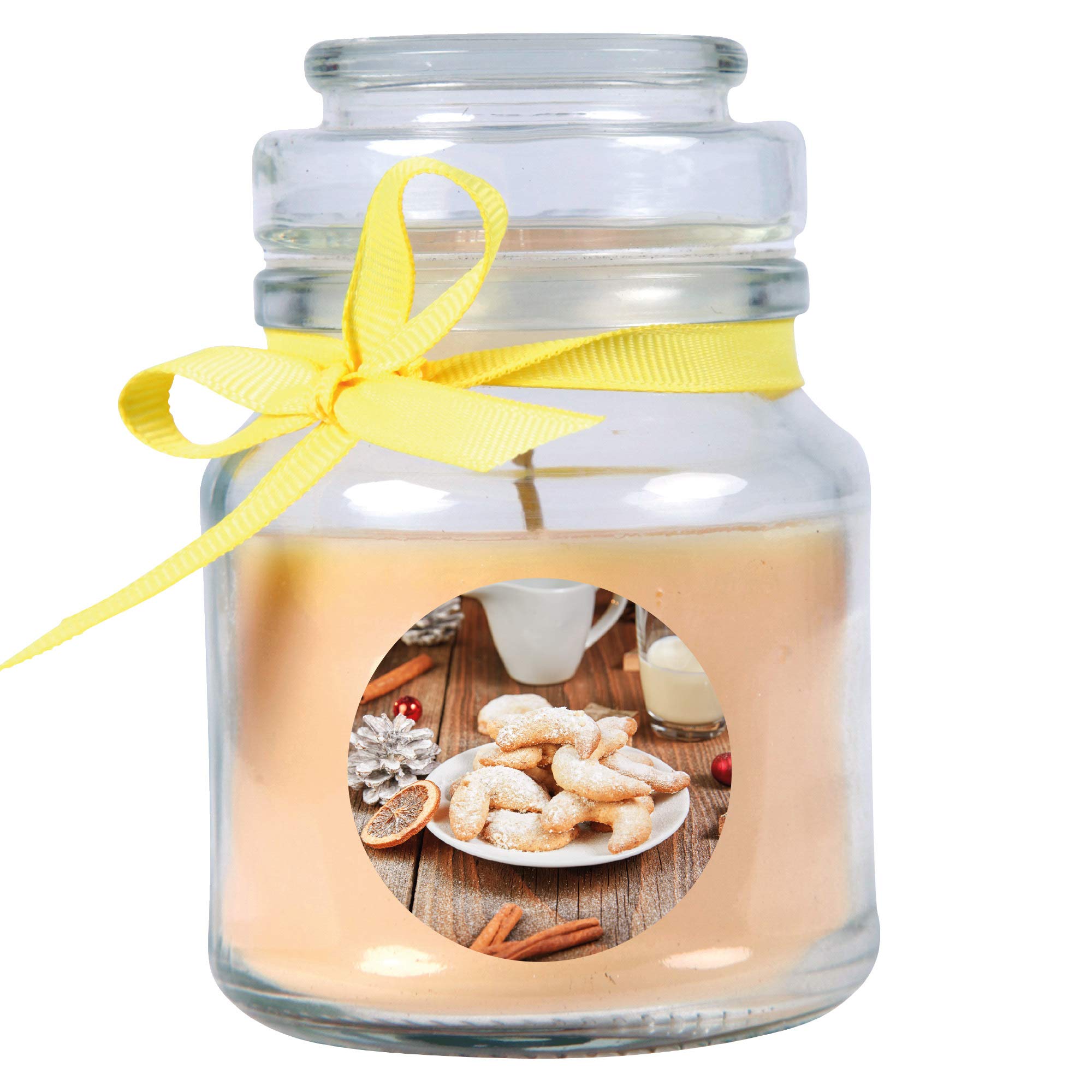 HS Candle Duftkerze Weihnachten Bonbonglas – Produktbeschreibung