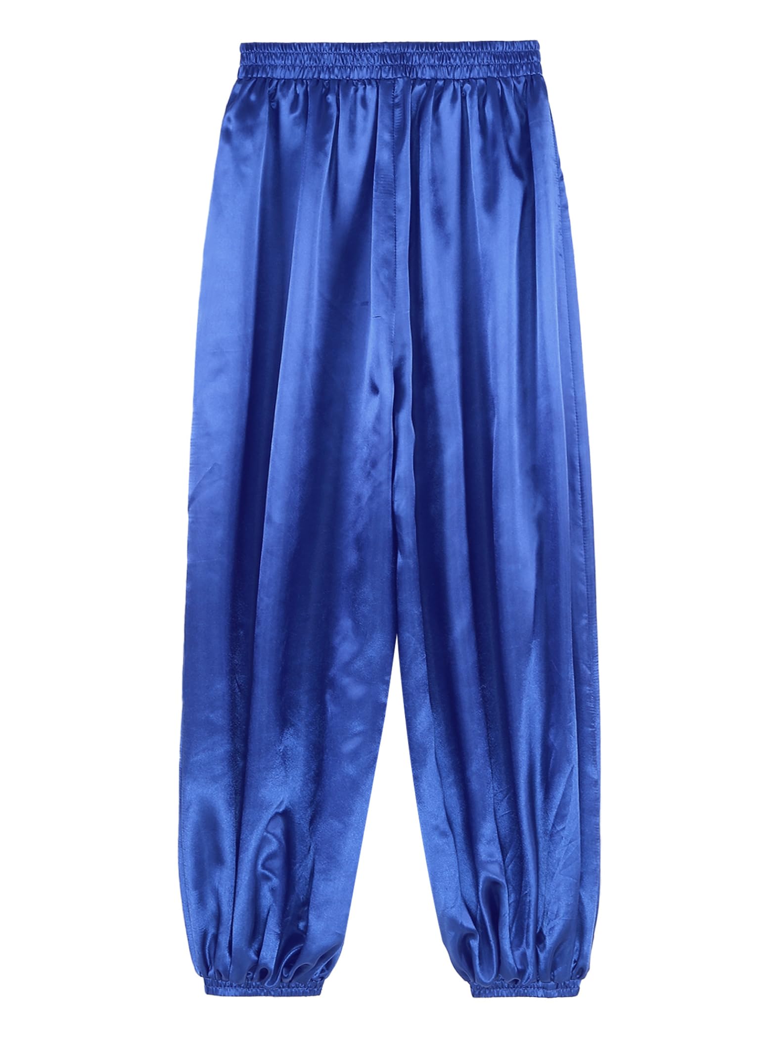 Pantalones De Harén Para Hombres Disfraz De Príncipe Árabe Satén Holgados