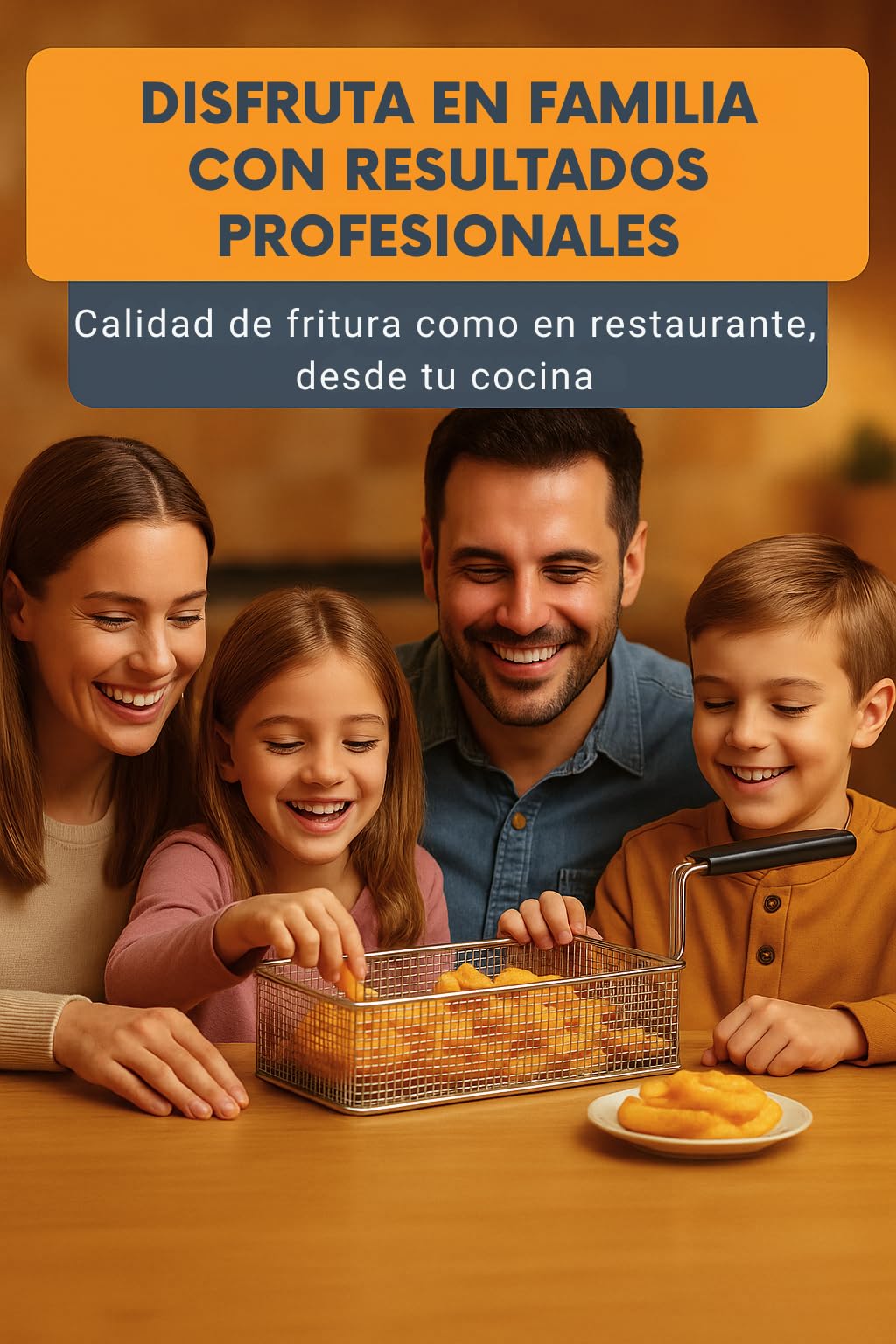 RO Linea Blanca ® Cesta Freidora Industrial Compatible Con Elframo Repagas Acero Inoxidable Mango Fijo Alto Medidas 215x375x120mm Repuesto Profesional Fritura Profunda Hosteleria Universal