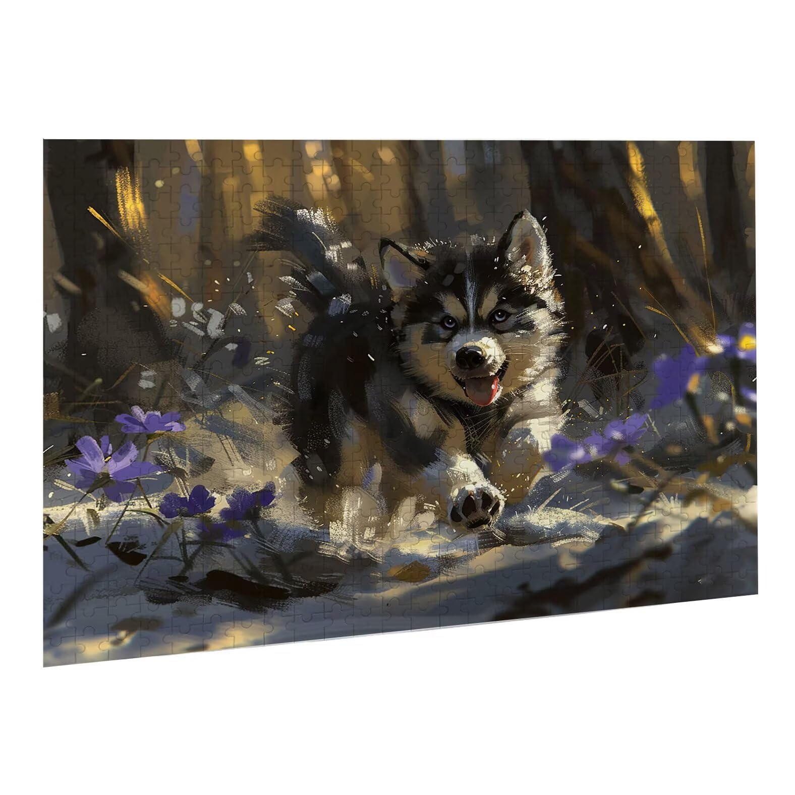 Układanka, 5000 sztuk klasycznych puzzli, puzzle dla zwierząt relaks inteligencja, trudne trudne puzzle dla dorosłych puzzle gra rodzinna, prezent miłość przyjaciel pies 6 K0F-351