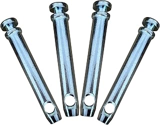 4 Pack S07070200 Top Link Pin 3/4 in Dia Pin 5-1/2 Top Link Pin Hitch Pin for Category 1 Tractor Model Accessories