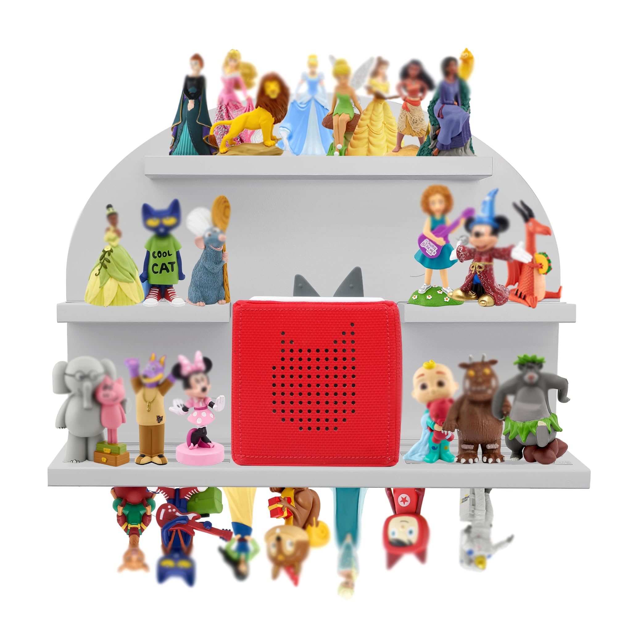 For Tonies Figures Shelf Magnetic,for Toniebox 1/2 Characters Wall Shelves