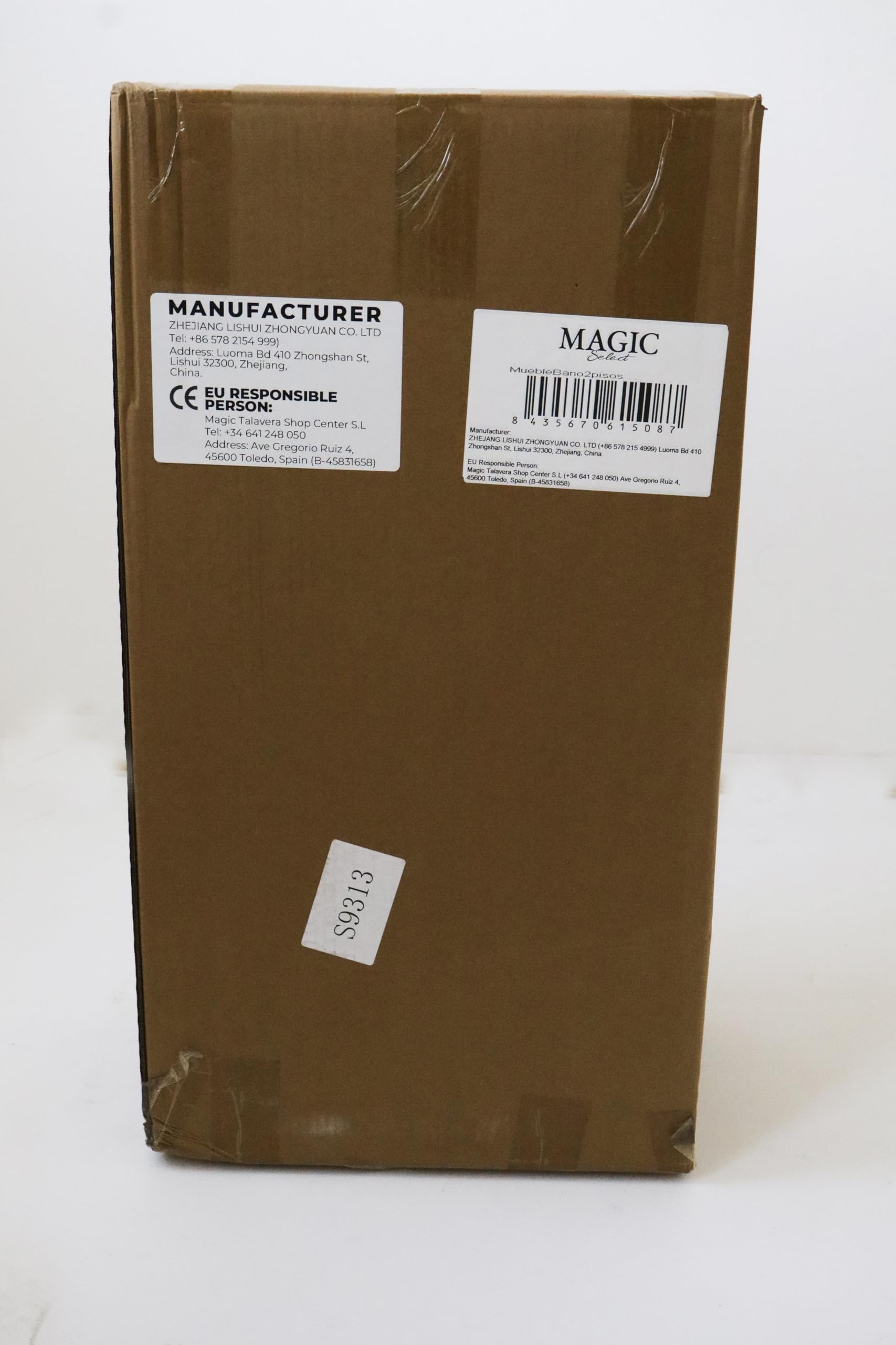 MAGIC SELECT Organizer da Bagno Stretto. Armadio Ausiliario con Ruote per Spazi Ristretti. Mobile Laterale con 2 Cassetti Compatti per Carta Igienica, Detersivi, Accessori Bagno.