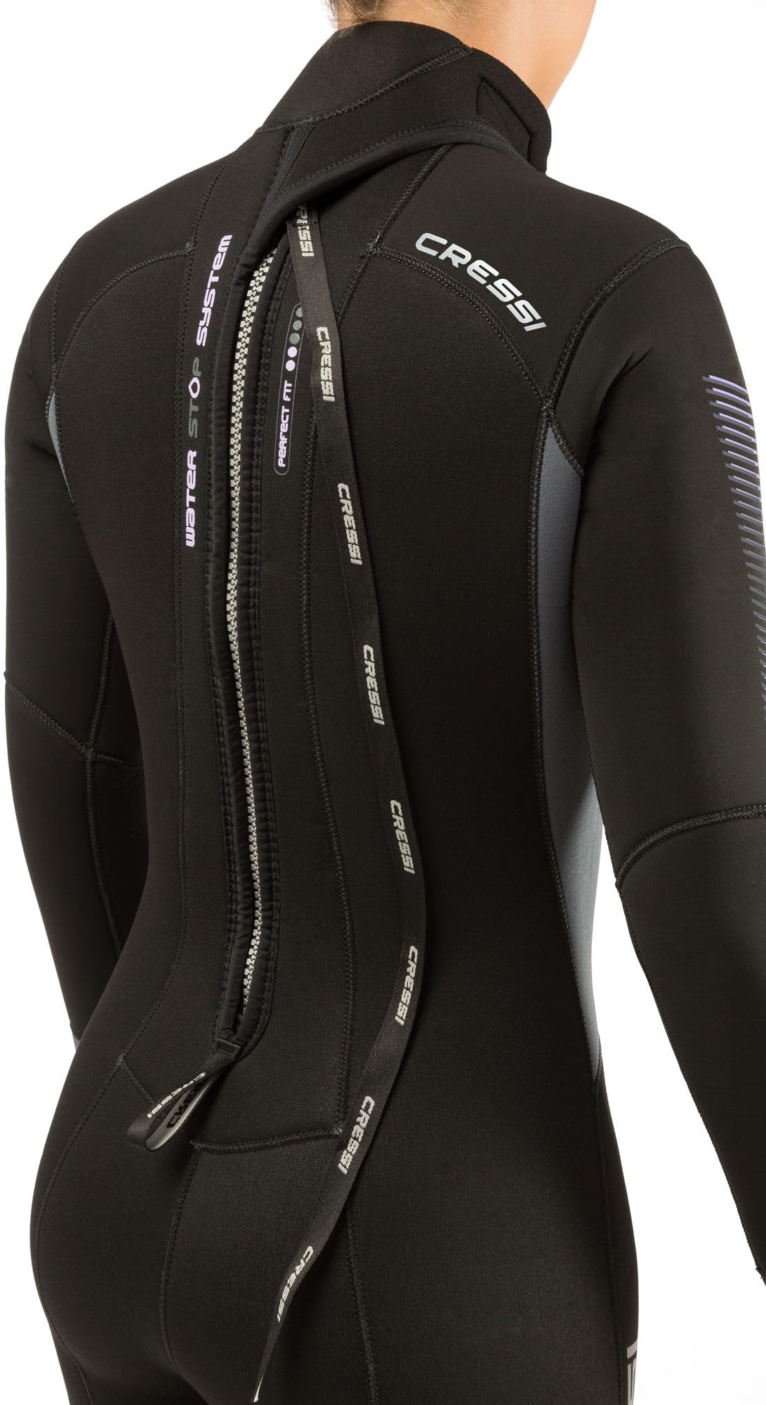 Cressi Men's & Ladies' Full Wetsuit Back-Zip for Scuba Diving & Water Activities - Fast 7mm: Designed in Italy