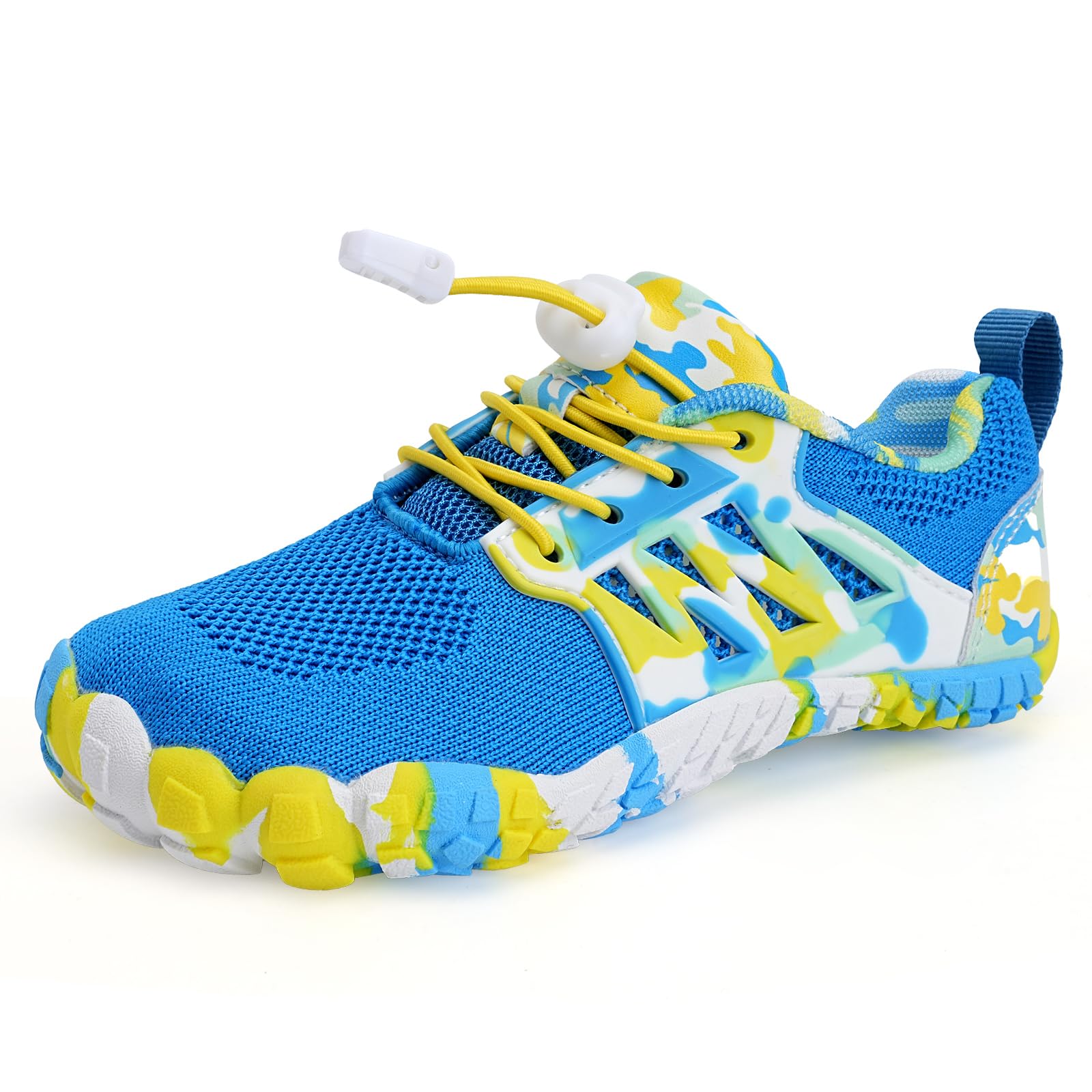 WateLves Barfussschuhe Kinder Jungen Mädchen Barfußschuhe Wasserschuhe Aqua Badeschuhe für Strand Pool Schnell Trocknen Wassersport Rrutschfester gr 25-36