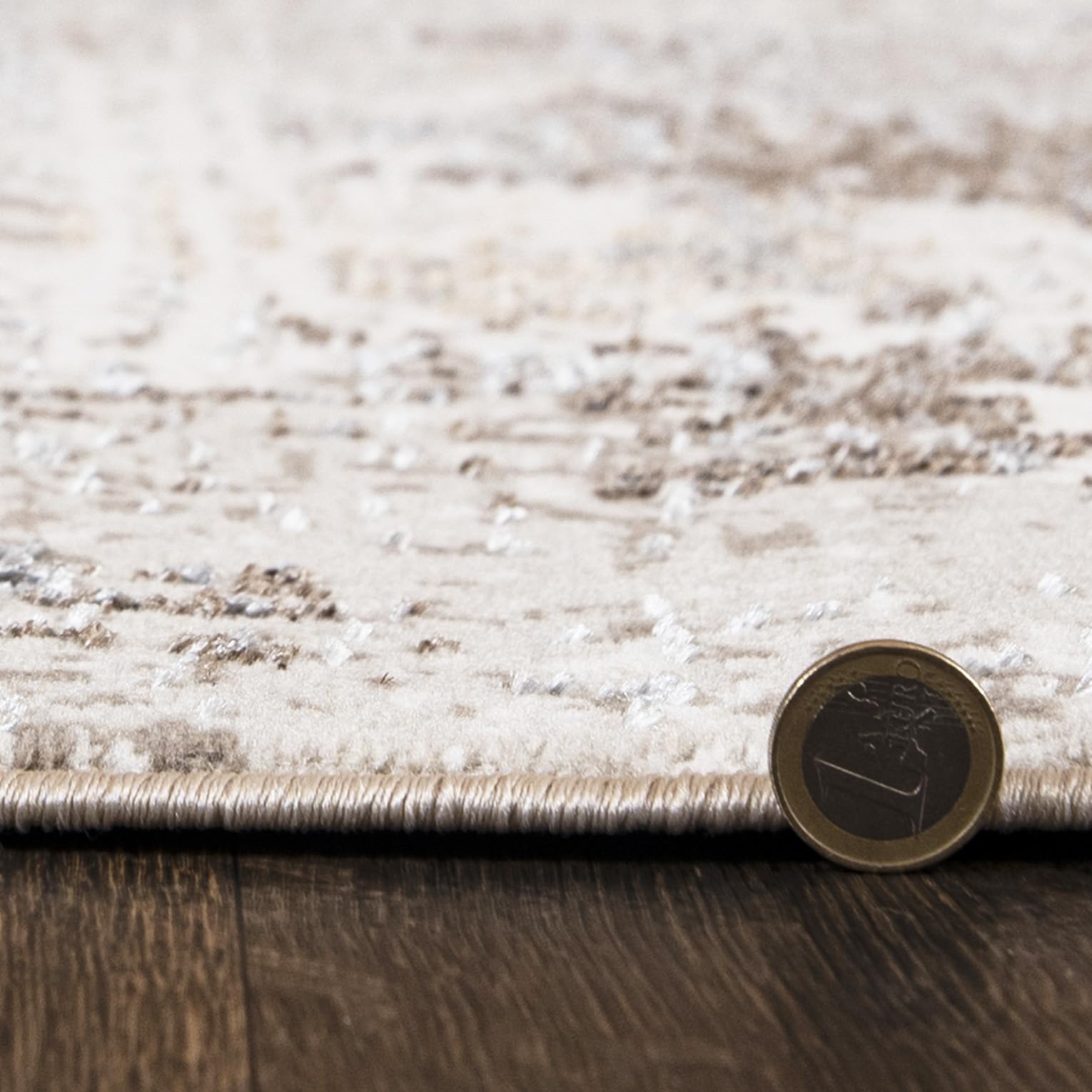 Mazovia Tappeti Moderno Abstracto Tappeti - Tappeto per Soggiorno, Camera da Letto, Sala da Pranzo, Ufficio - Pile Corto - Certificato OEKO-TEX - Morbido Tappeti - Beige Marrone - 180 x 250 cm
