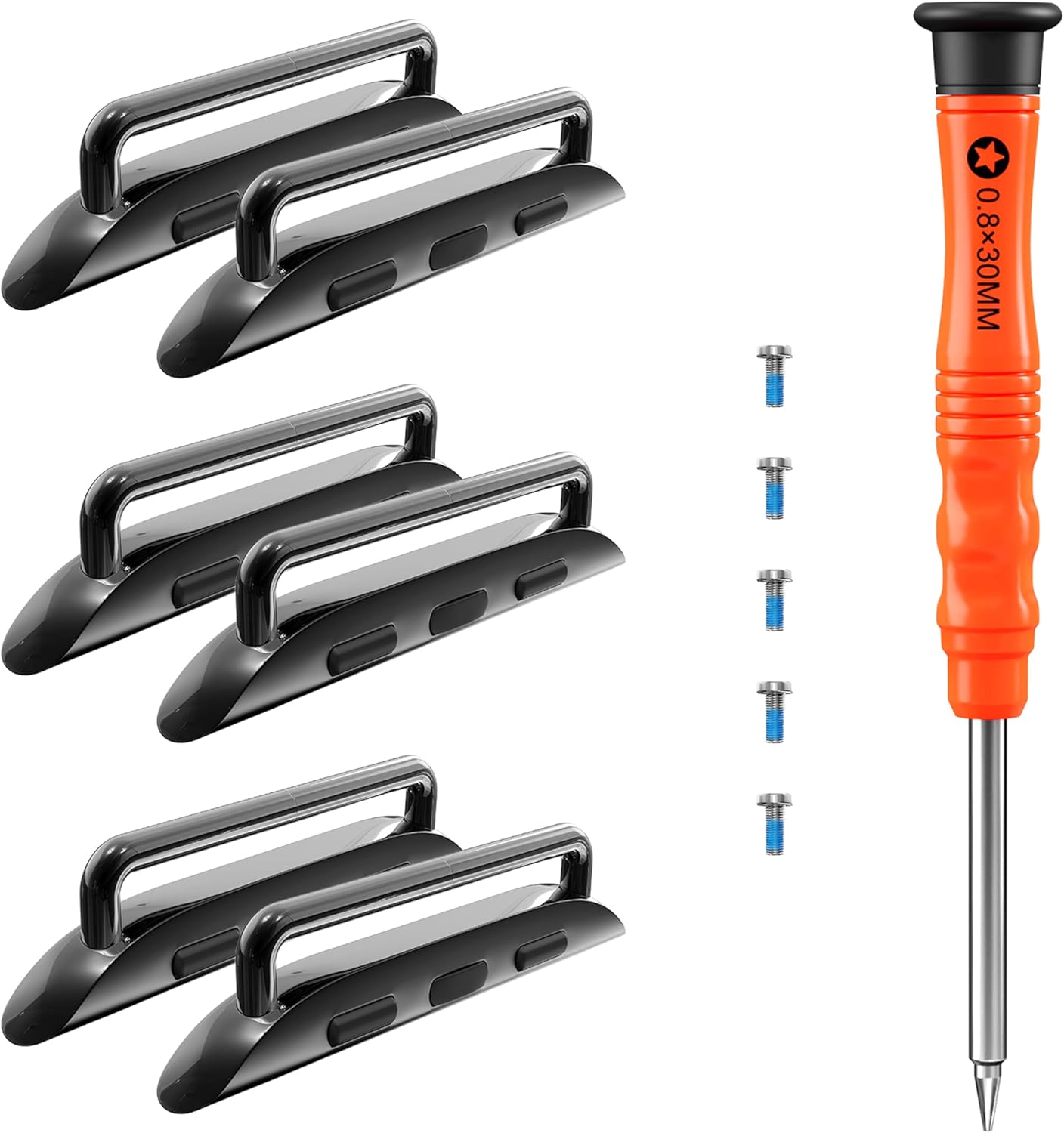 Watch Band Connectors for Apple Watch Band Adapter, Replacement Link Attachment for iWatch Ultra (49mm) Series 10 (46 42mm) 9 8 7 (45 41mm) 6 5 4 SE (44 40mm) 3 2 1 (42 38mm) Straps 3pack