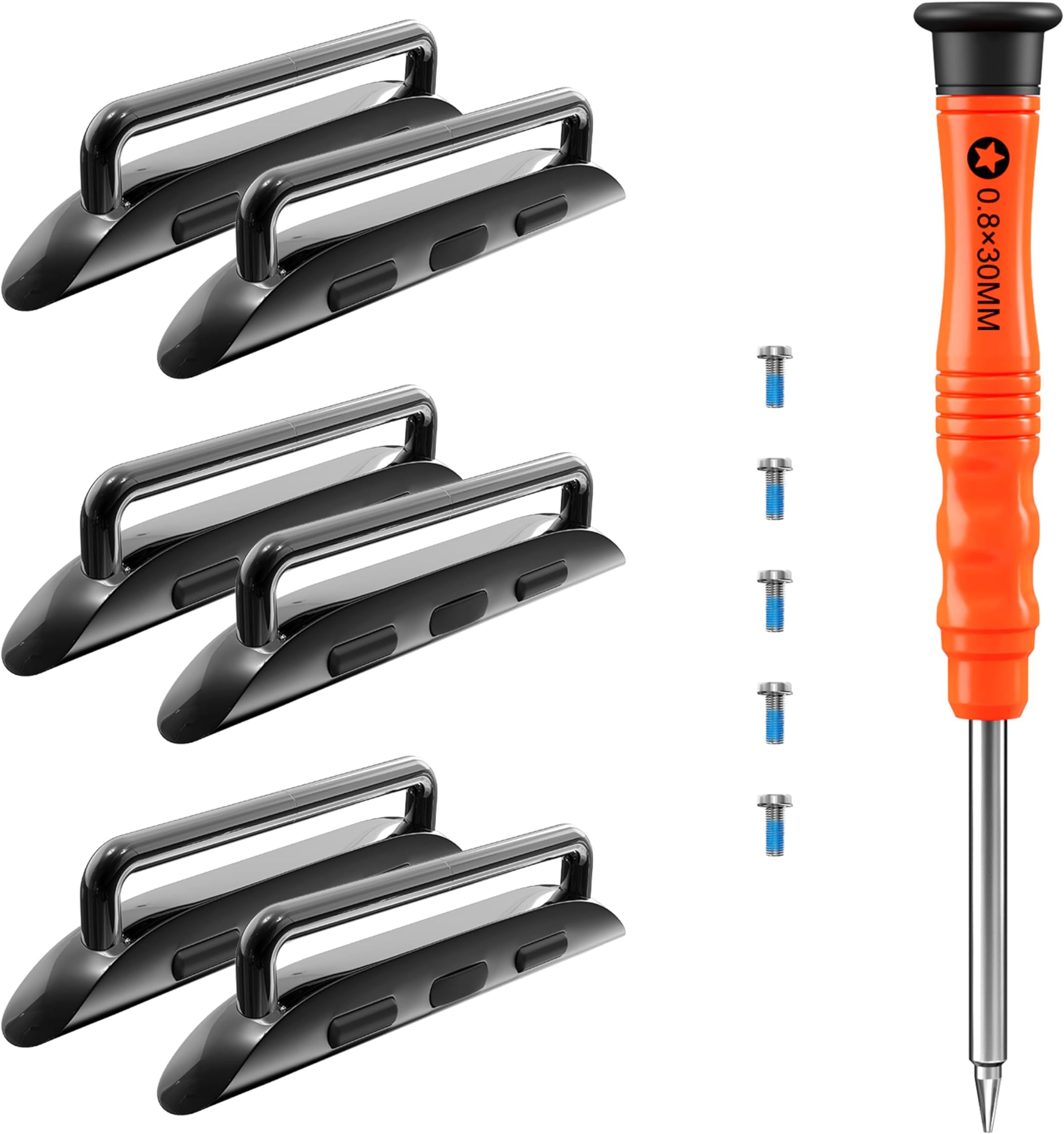 Watch Band Connectors for Apple Watch Band Adapter, Replacement Link Attachment for iWatch Ultra (49mm) Series 10 (46 42mm) 9 8 7 (45 41mm) 6 5 4 SE (44 40mm) 3 2 1 (42 38mm) Straps 3pack
