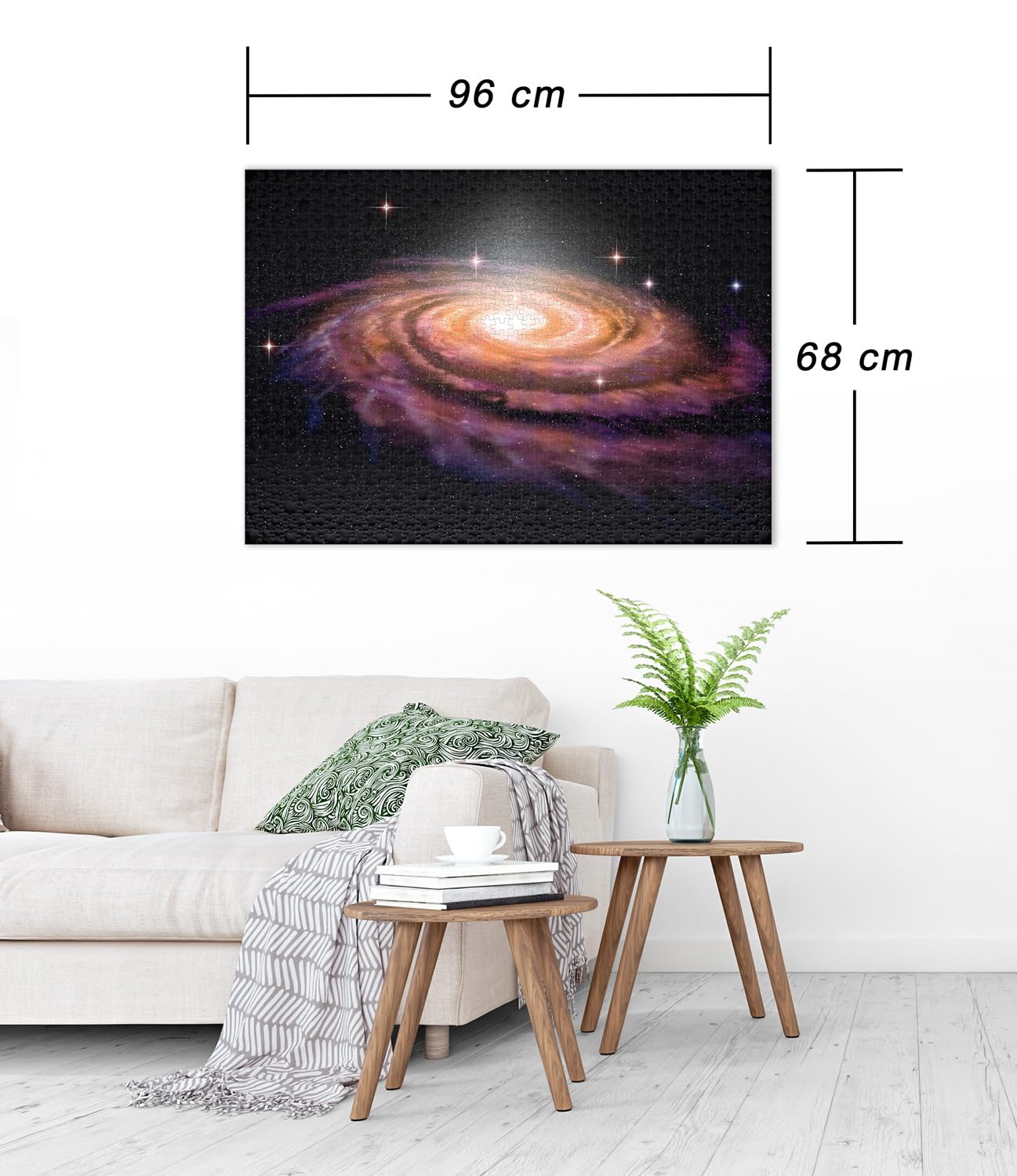 Ulmer Puzzleschmiede - Puzzle Galaxie 2000 pièces - Espace & Univers - Nébuleuse d'Andromède, Astronomie, Spectaculaire galaxie spirale 3D