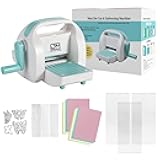 Mini Die Cutting & Embossing Machine by Joelver Maker, 3 Inch Opening, Scrapbooking Starter Kit (Blue)