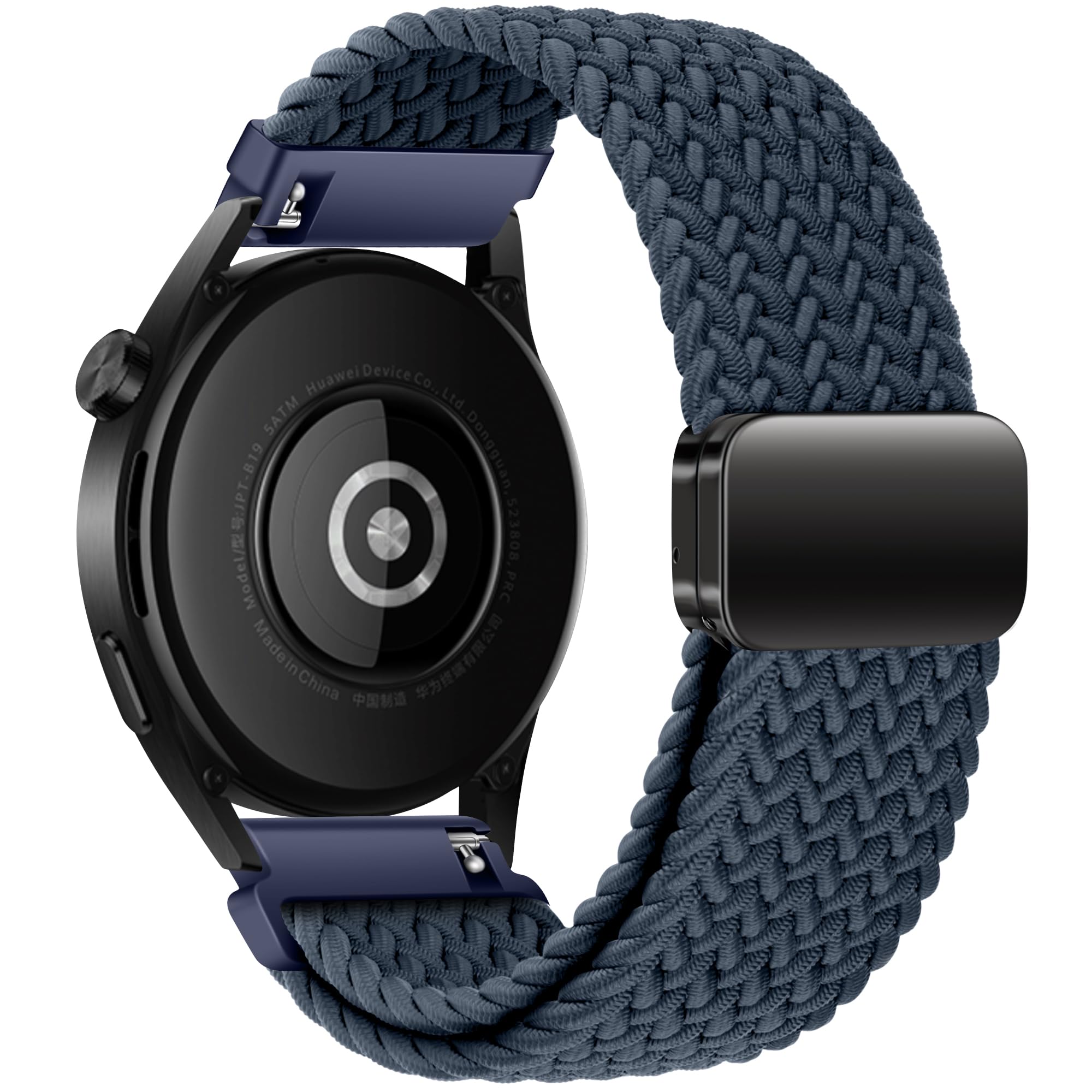 Mazoft Braided Sport Band Compatible with Samsung Galaxy Watch Band 7/FE/6/5/4/3 & Watch 5 Pro & 6/4 Classic &Gear S3/S2, 20mm & 22mm watch band for