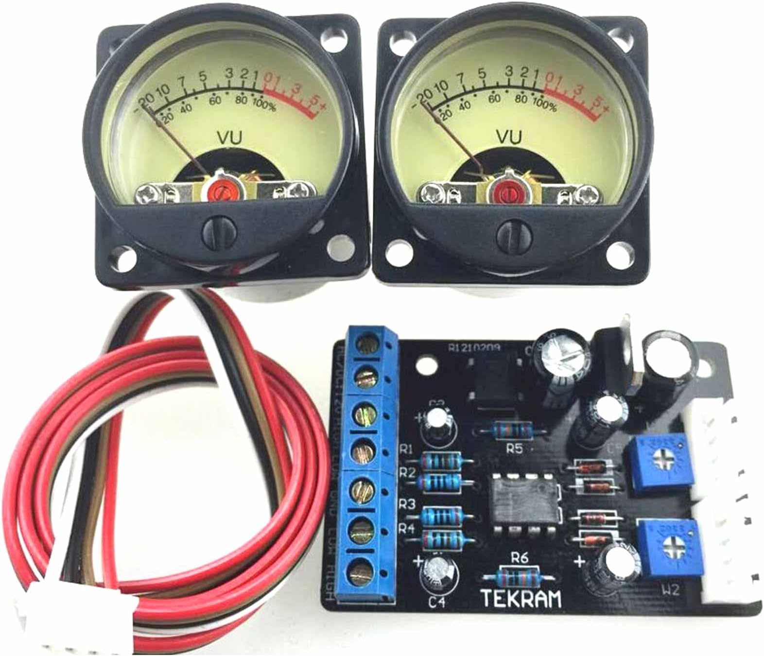 NYBG TR-35 Audio Power Amplifier VU Meter DB Level LED Header + VU Meter Driver Board