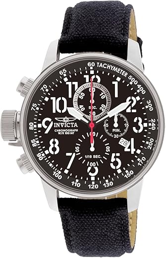 Invicta I-Force Men’s Wrist Watch Stainless Steel Quartz Black Dial – 1512