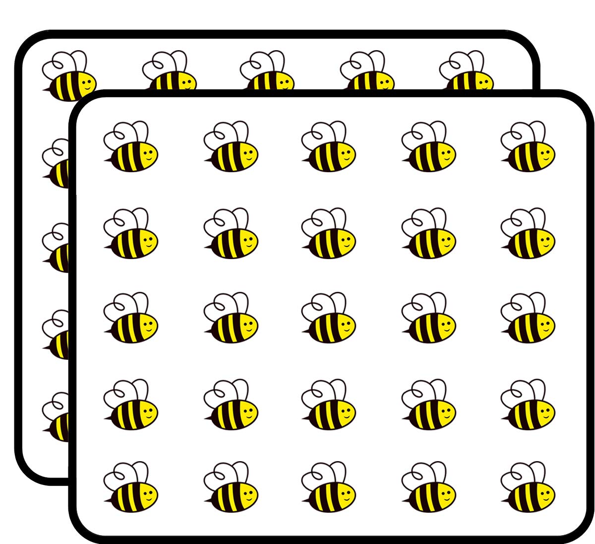 Cute Honey Bee Sticker for Scrapbooking Waterproof Vinyl Stickers for Water Bottle, Laptop & Phone Case 50 Pack