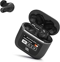 JBL Tour Pro 2 True Wireless Earbuds: Adaptive ANC, Smart Charging Case, 40H Battery, Spatial Sound, 6-Mic Calls (Black)
