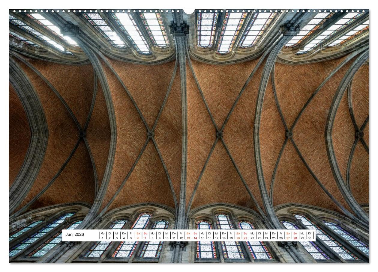 Gewölbe des Glaubens – Kirchendecken Europas (Wandkalender 2026 DIN A2 quer), CALVENDO Monatskalender: Kuppeln, Türme, Kreuzgewölbe - Kirchenkunst Europas (CALVENDO Orte)