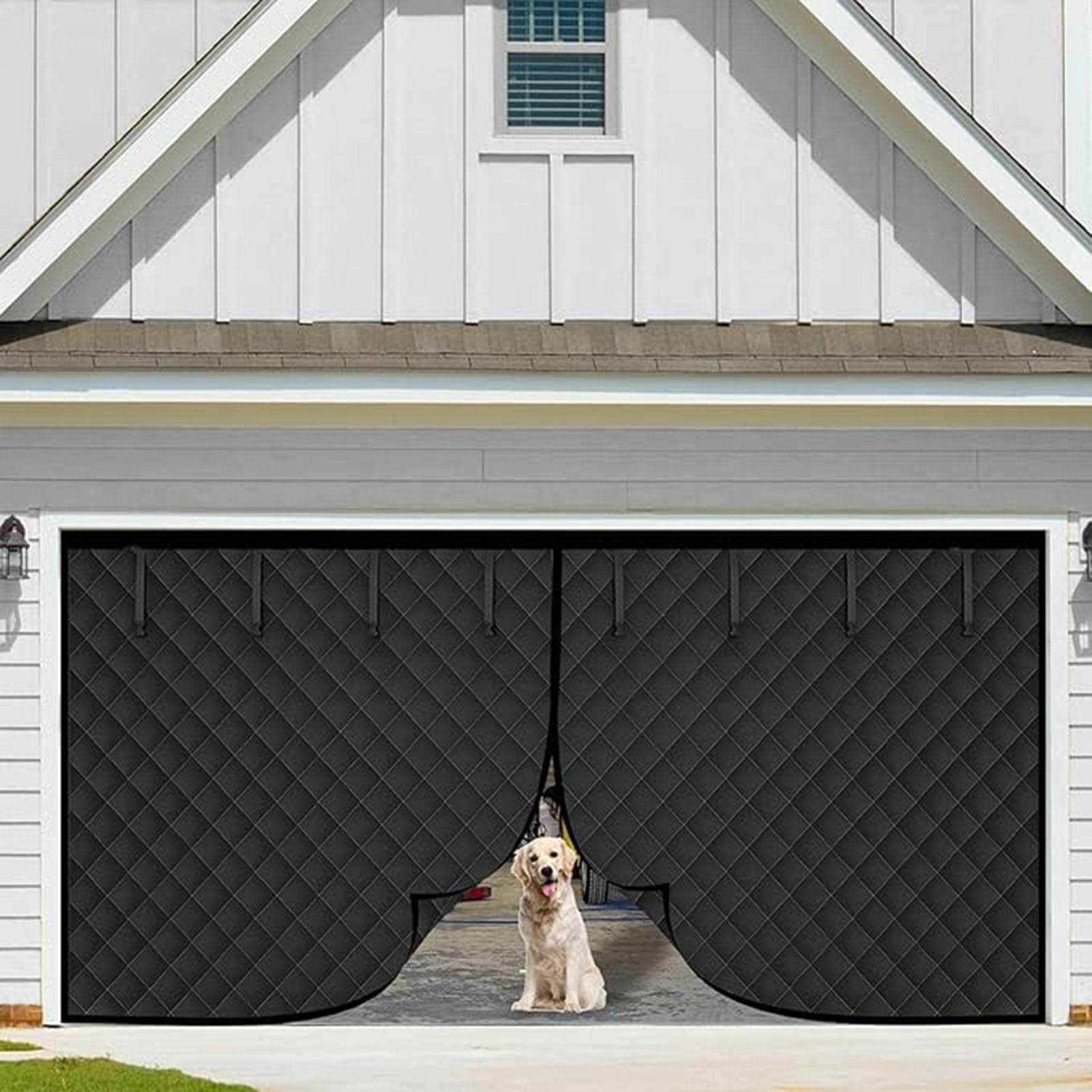 Kit d'isolation magnétique premium pour porte de garage 305x305 cm en tissu Oxford résistant