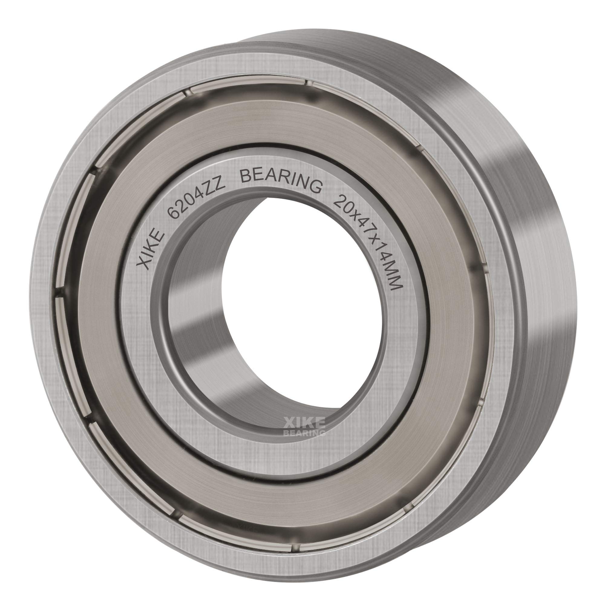 Amazon | XiKe 6204ZZ ダブルメタルシールベアリング 10個 20x47x14mm