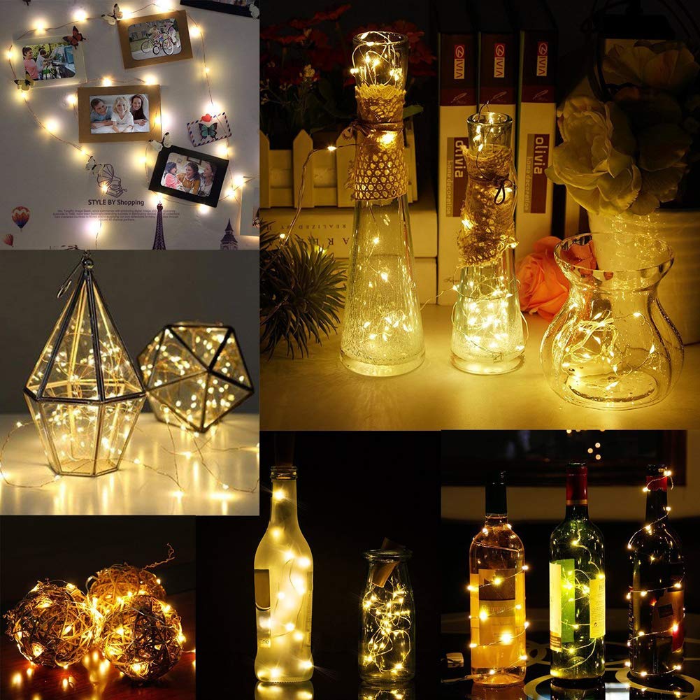 Heuluced Solar Wine Bottle Lights - Image 3