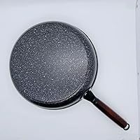 Vista 2 de Sartén antiadherente profunda, sartén de granito antiadherente, sartén para saltear (10 pulgadas)