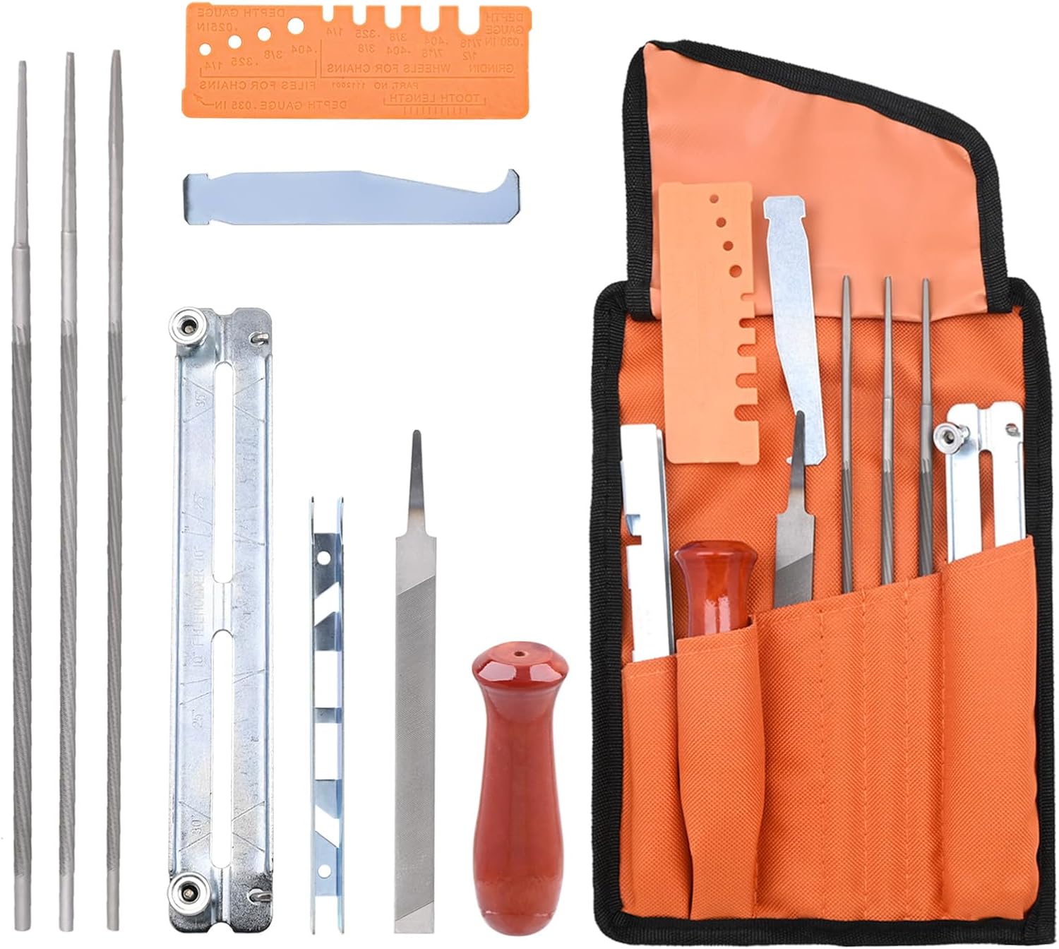 Bynor Chainsaw Sharpener Kit 5/32", 3/16", 7/32", Round