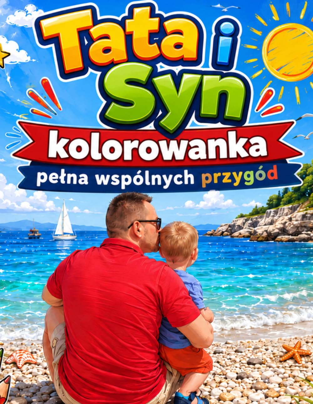 Tata i Syn: Kolorowanka Pełna Wspólnych Przygód: Wspólne aktywności, przygody na świeżym powietrzu, rodzinne chwile i budowanie wspomnień na całe życie