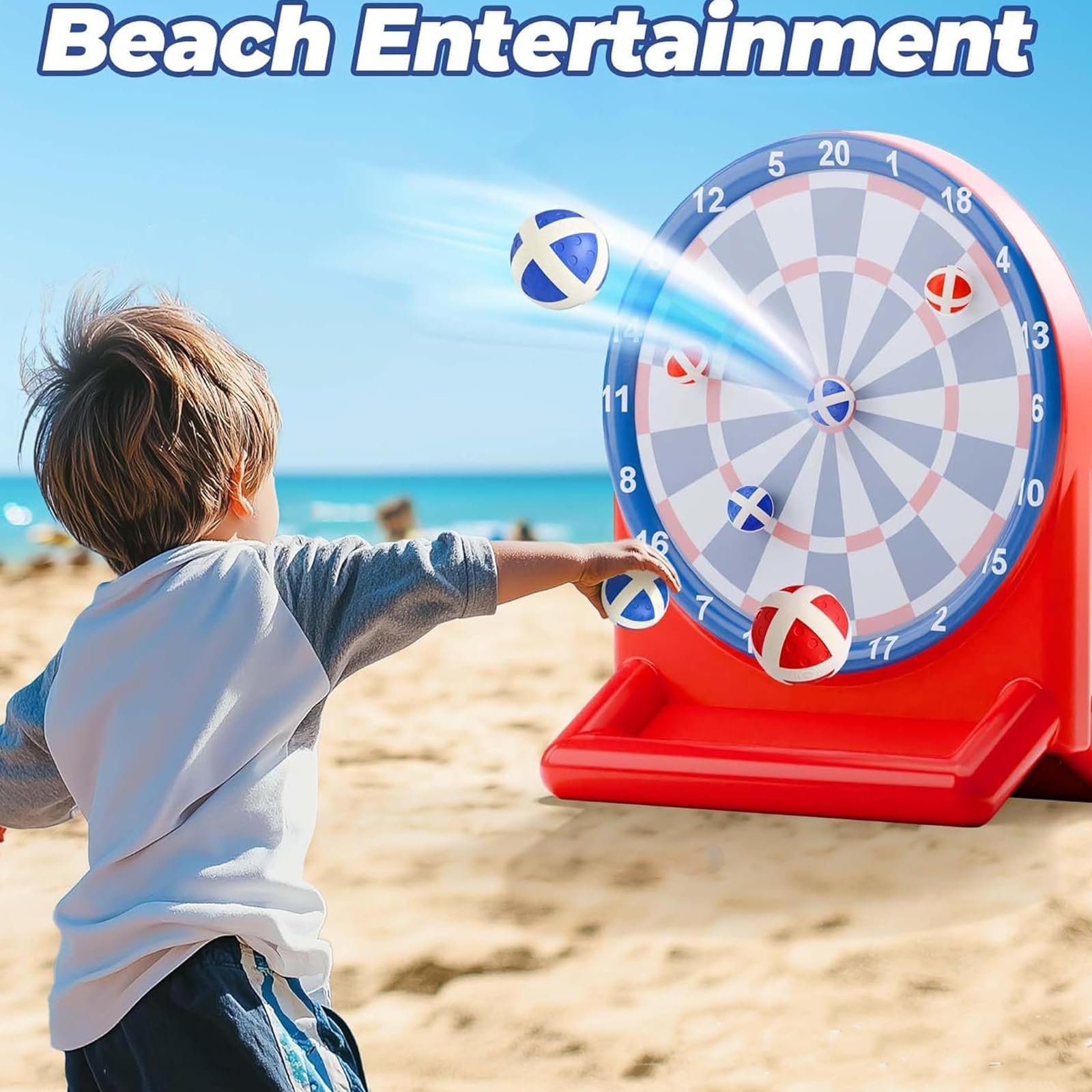 Juego De Agua De Lanzamiento De Dardos Inflable, Juguetes Flotantes para Piscina para Niños, Adolescentes Y Adultos, Juego Deportivo Al Aire Libre En La Playa O El Jardín, Regalo para Fiesta