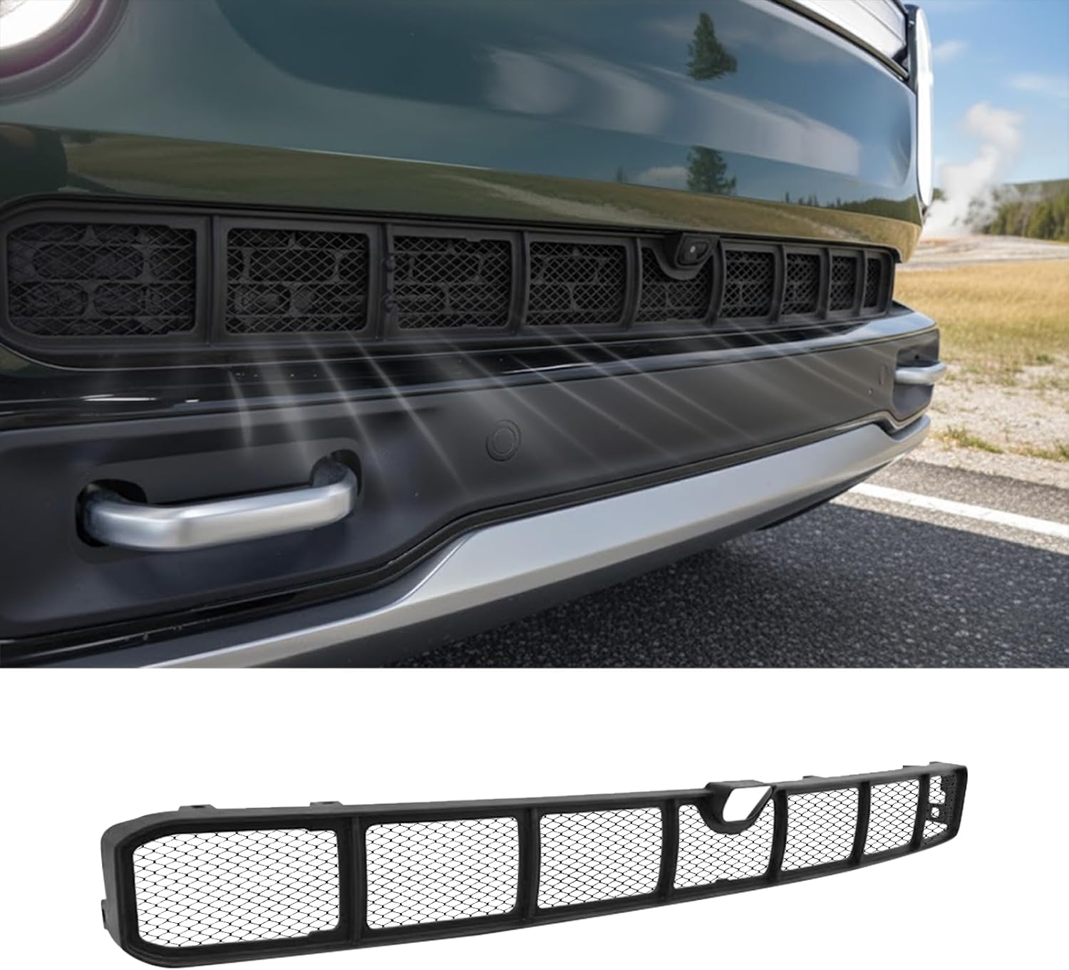 3Pcs Grille Mesh Insert Fit for R1T/ R1S Radiator Protective Mesh Grille Insert Panel Bug & Debris Protector for R1T/R1S 2022-2025