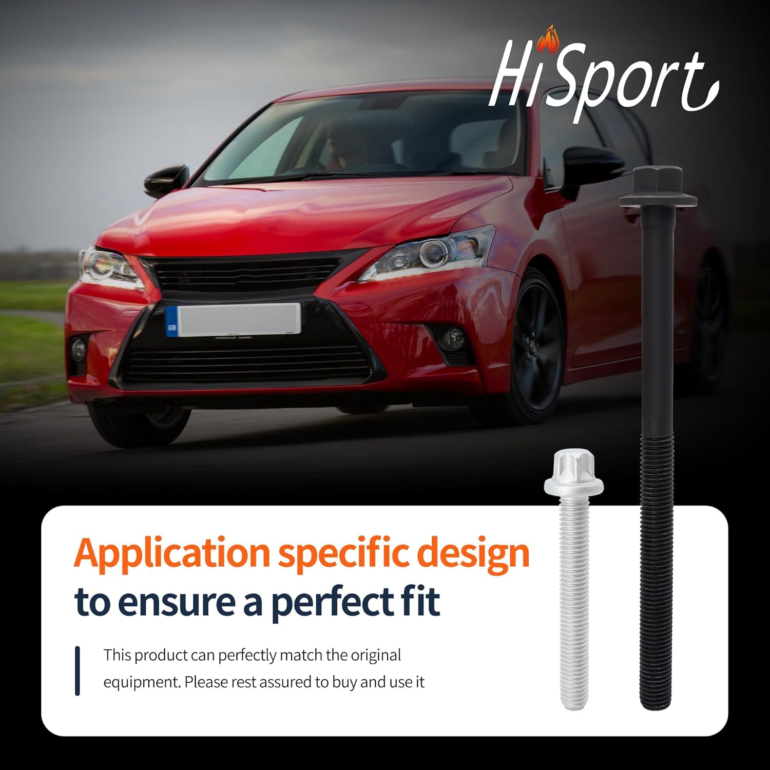 HiSport ES72196 Engine Cylinder Head Bolt Set Compatible with Buick Lacrosse Verano, Chevrolet Captiva Sport Cavalier, GMC Terrain, Oldsmobile Alero, Pontiac G5, Saturn Aura Ion L Sedan L300 LS Sedan