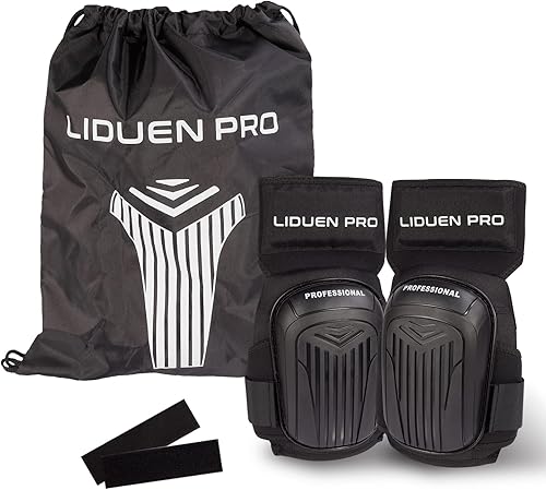 Miniatura 7 de Rodilleras para el trabajo rodilleras de gel resistentes con acolchado de espuma de alta densidad y correas elásticas fuertes para construcción,