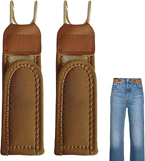 メンズ バックルレス ベルト,2本ストレッチ式バックルレスウエストバンド | ストレッチ コンビニエント ベルト,歩行、オフィス、日常通勤、カジュアル、建設、フィットネス、旅行、ハイキング、運転用