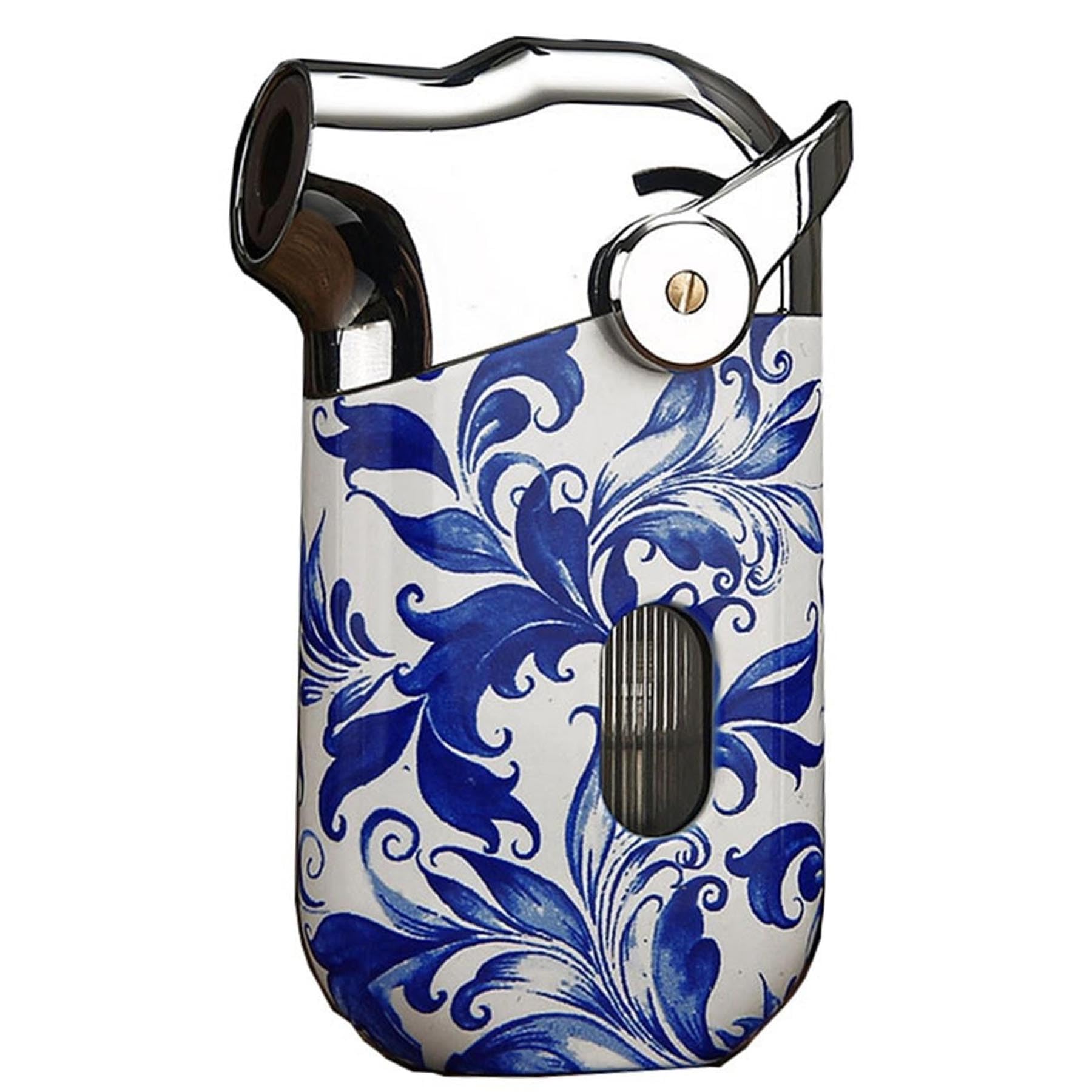 Encendedor de butano resistente al viento con llama ajustable, encendido por empuje y ventana de combustible visible, ideal para camping, barbacoa y uso al aire libre