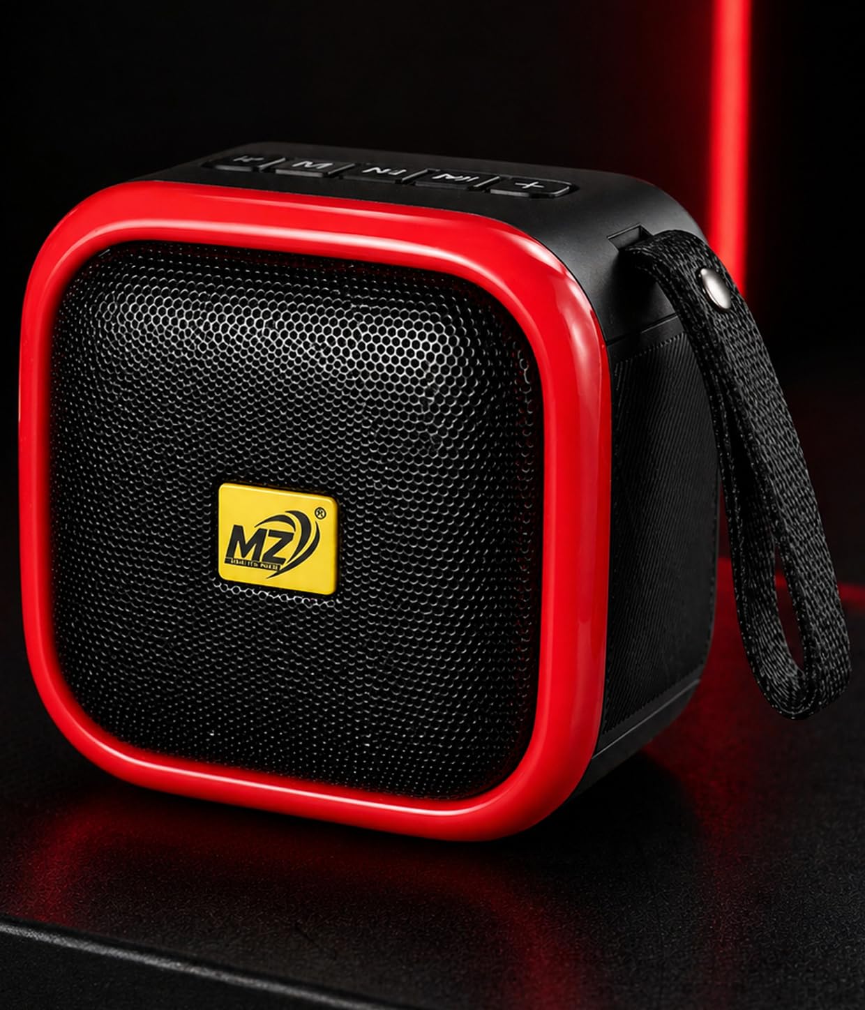 10W Wireless Bluetooth Speaker with Deep Bass, TWS Function, Type-C Fast Charging, 3–5 Hours Playtime, Portable Mini Speaker with FM/USB/TF Card Support & Bluetooth 5.0 (RED)-image-35