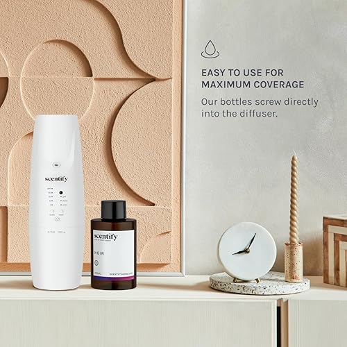 Miniatura 5 de Aroma de aceite aromático Noir para difusores de aceite por Scentify- Lujoso aceite aromático con bergamota hoja de laurel vetiver cedro aromas de