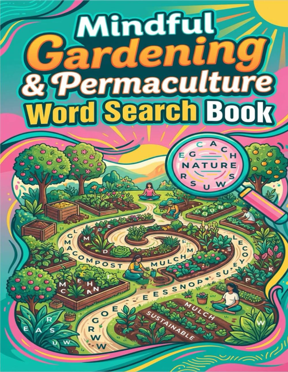 Mindful Gardening Word Search Book
