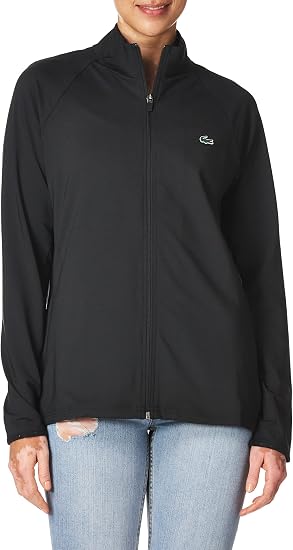 Lacoste Chaqueta deportiva de golf con cremallera completa para mujer,  Negro/Negro, 0 : Amazon.com.mx: Ropa, Zapatos y Accesorios