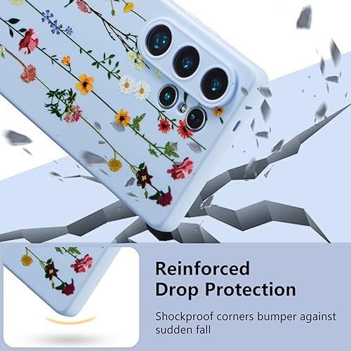 Vista 335 de ZTOFERA Funda protectora delgada para Samsung Galaxy S21 FE 5G, bonito diseño de flores para niñas y mujeres, funda protectora delgada para Galaxy