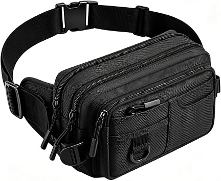 Fanny Packs for Men Women, Plus Size Waist Pack Bag
