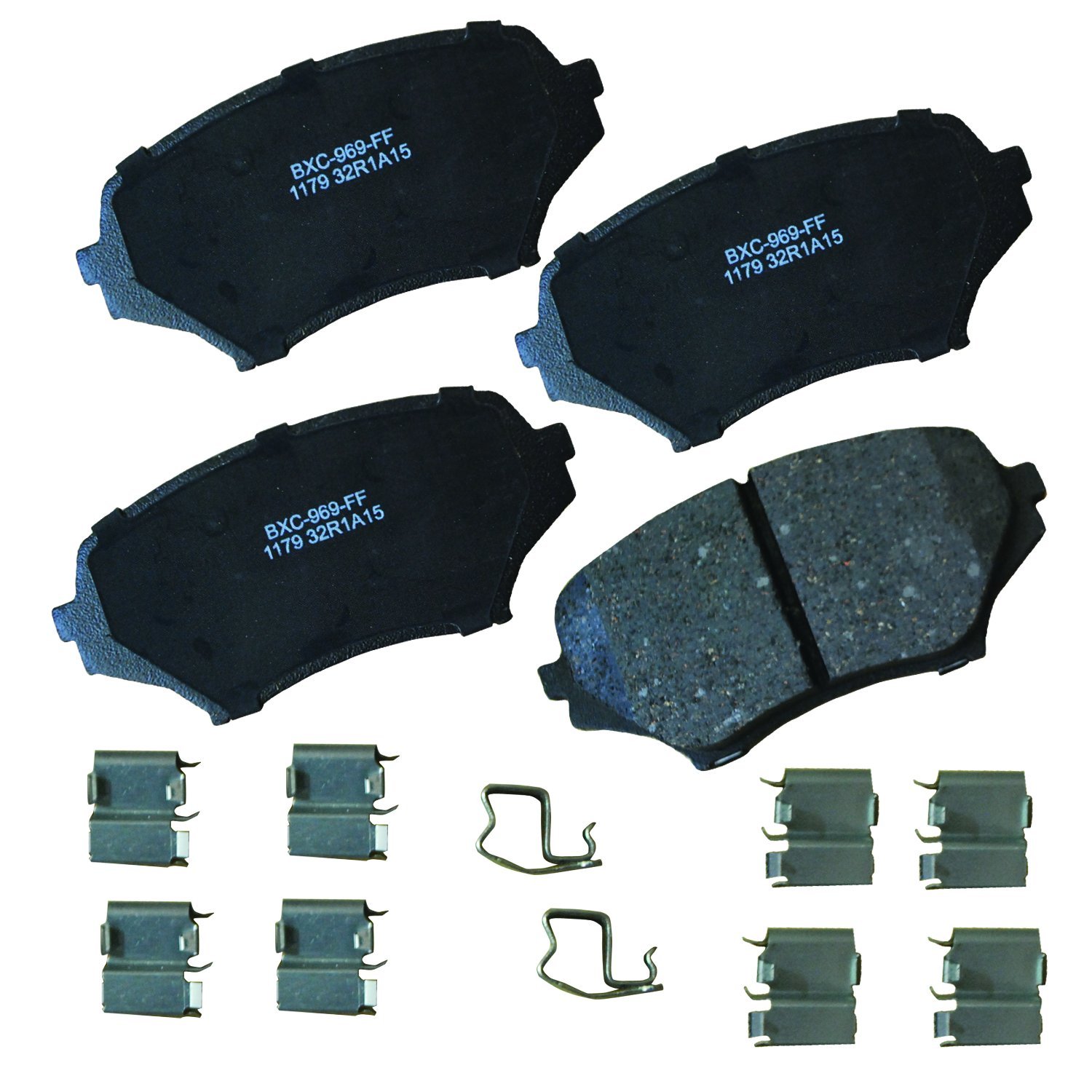 Bendix Premium SBC1179 Ceramic Front Brake Pads for Mazda MX-5 2014-2006, MX-5 Miata 2015-2006