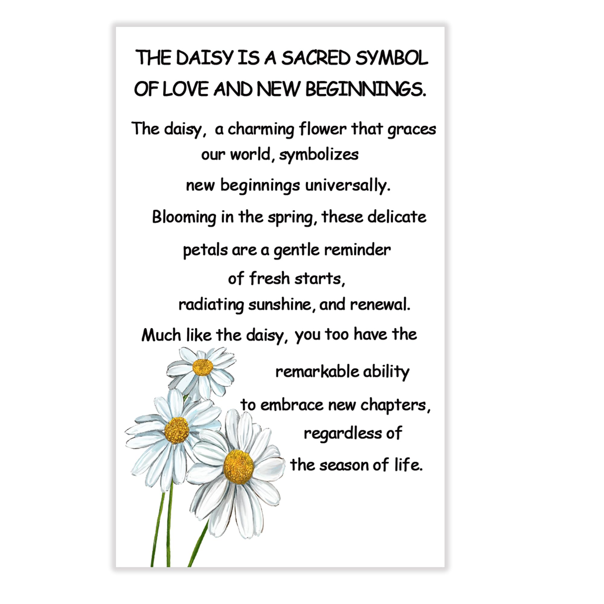 MKISHINE New Beginnings Gifts Cards Crystal Keychain Daisy White Coffee Mug for New Job,Going Away,Farewell,Goodbye - Image 3