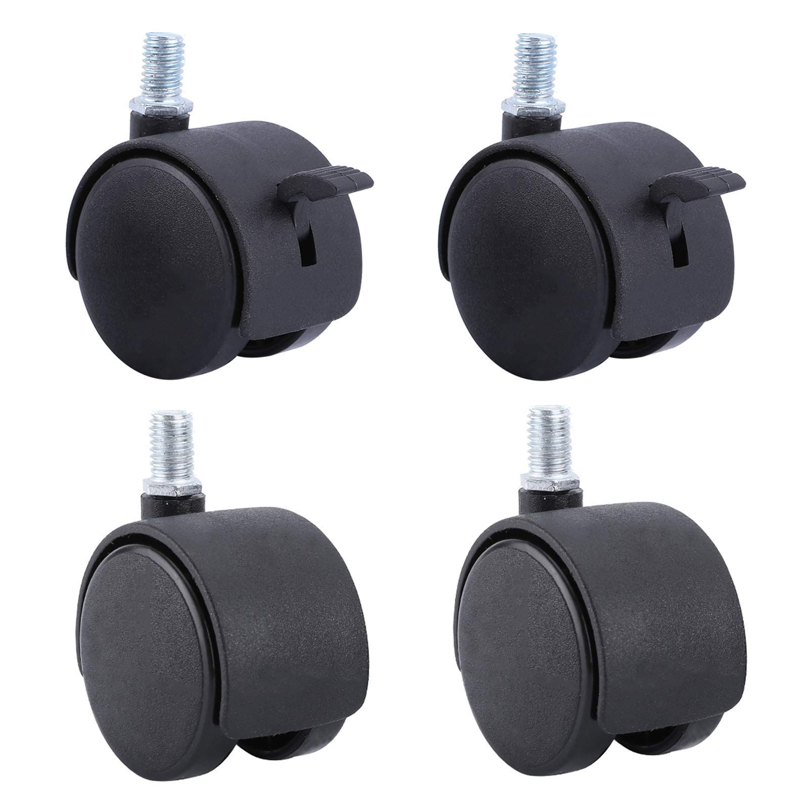 Roulettes pivotantes de 50 mm en nylon : retrouvez le confort d'un mouvement fluide à 360°