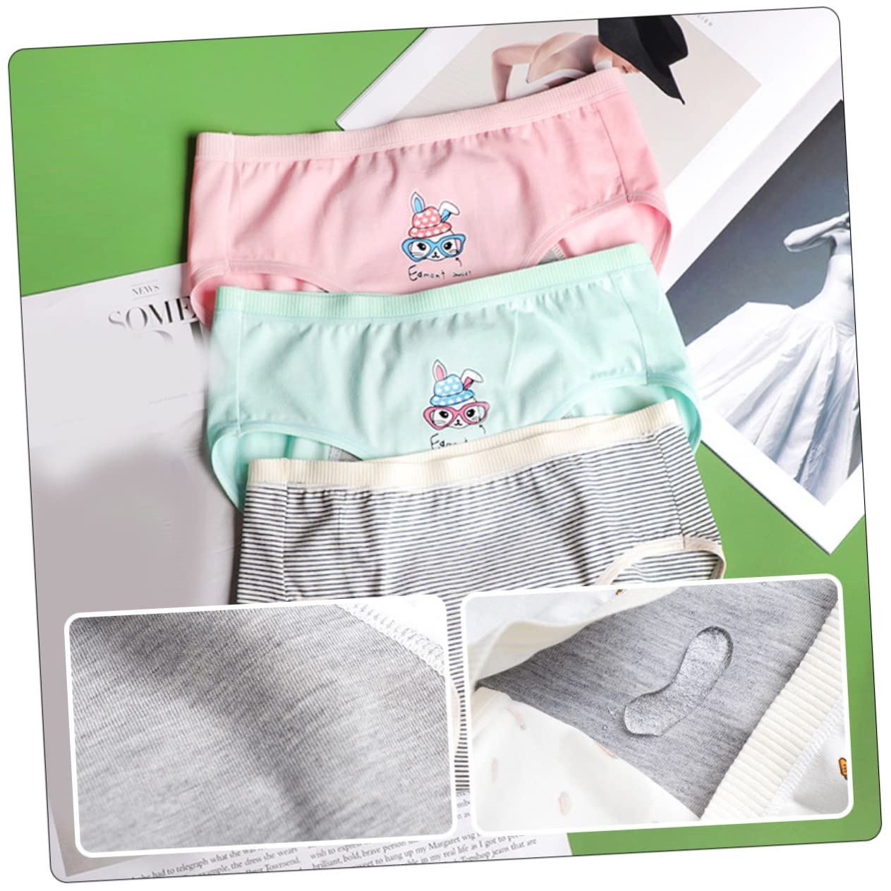 SHERCHPRY 9piezas Bragas Menstruales Impermeables para Mujer De Ropa Interior Transpirable y Cómoda para Ciclo Menstrual