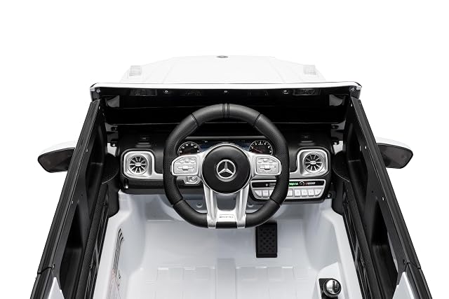 Foto 7 de 8 de FINOOS Coche Electrico para Niños Mercedes G63 AMG 12V, con 2 Motores, Control Remoto, Bluetooth